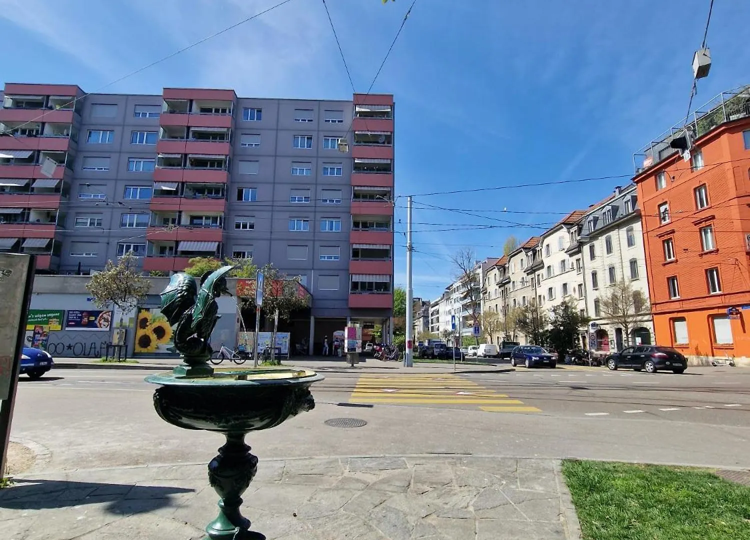Daire City Vibes Basel-Tolle Moeblierte Wohnung İsviçre